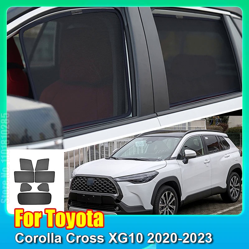 適用於豐田卡羅拉 Cross XG10 2020-2023 汽車遮陽板配件車窗擋風玻璃罩遮陽簾網罩