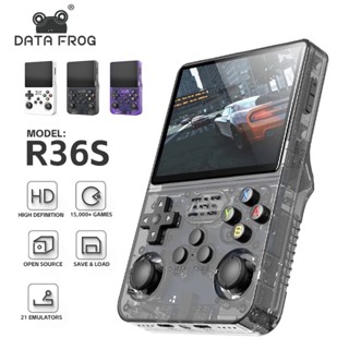 Data Frog R36S 復古手持影片遊戲機 Linux 系統 3.5 英寸 IPS 螢幕 R35S Plus 便攜