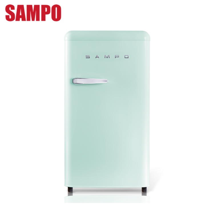 SAMPO 聲寶 99L 一級能效 復古歐風 美型 單門小冰箱 SR-C10(E)