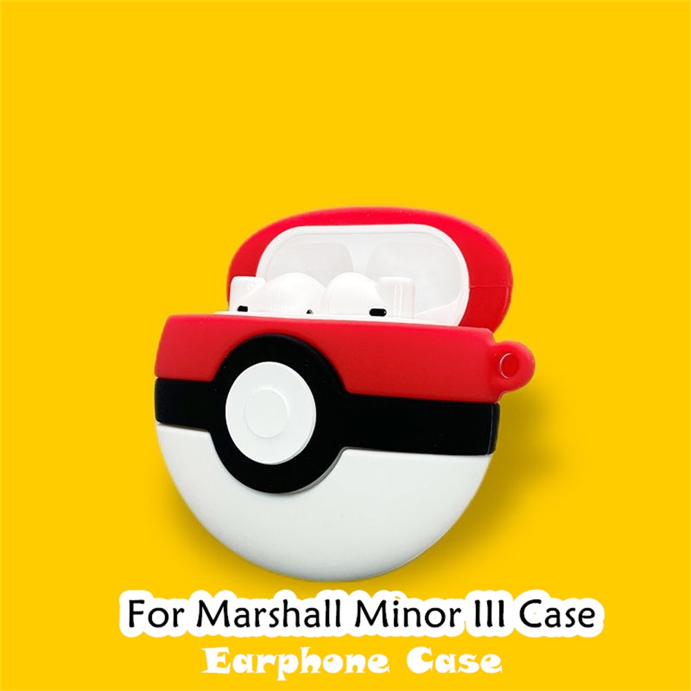 【快速發貨】適用於 Marshall Minor III 保護套卡通綠色可愛龍和柴犬軟矽膠耳機保護套保護套