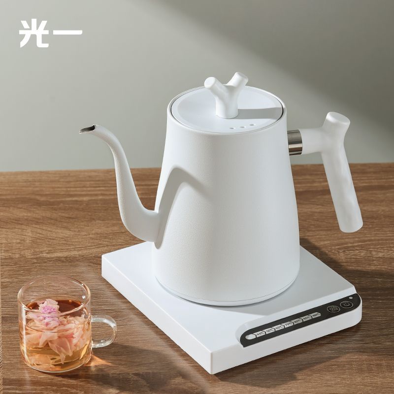 光一不鏽鋼燒水壺電熱水壺家用長嘴泡茶專用沖茶壺溫控手衝咖啡壺 LKZD