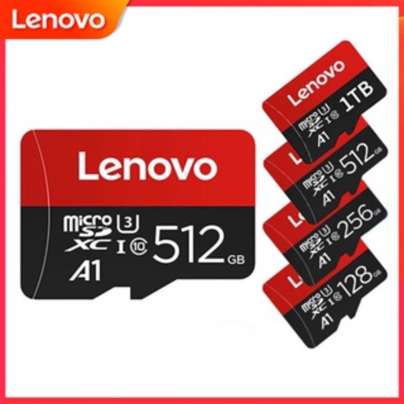 LENOVO 聯想 512GB Micro SD 卡 256GB 128GB 64GB 32GB Class 10 存儲