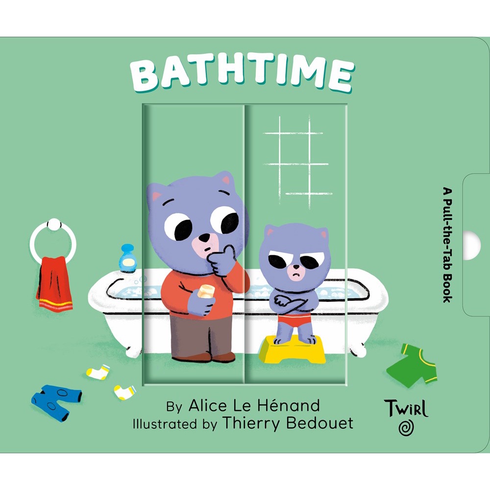 Bathtime (Pull and Play Books)(硬頁操作書)(硬頁書)/Alice Le Henand【禮筑外文書店】