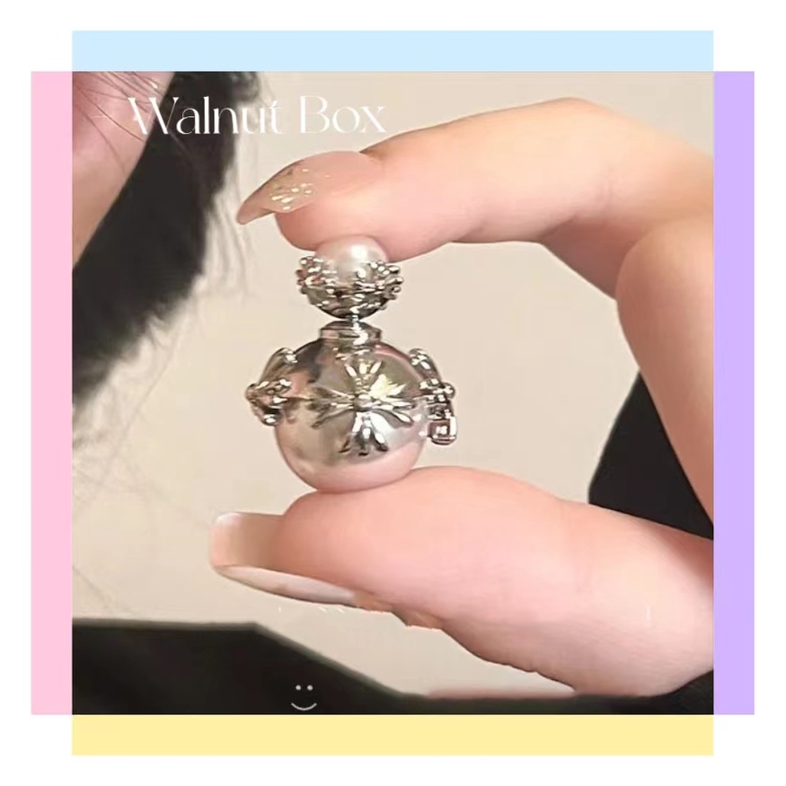耳環純銀耳環獨特雙面珍珠2024新款洋氣十字架耳環復古小眾氣質