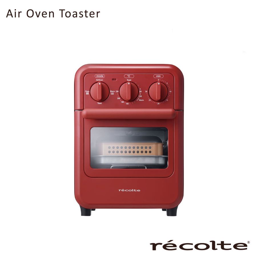 recolte Air Oven Toaster氣炸烤箱/ 紅 eslite誠品