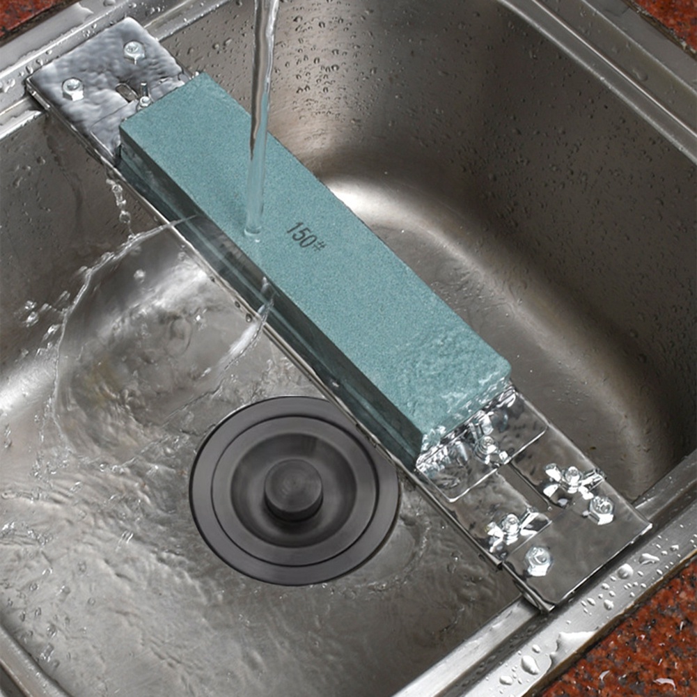 可伸縮不銹鋼油石支架用於水槽專業磨刀水槽支架用於廚房水槽