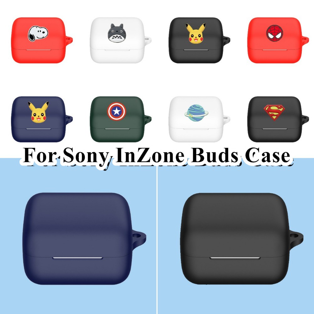 【有貨】適用於索尼 Inzone Buds 手機殼卡通清新風格軟矽膠耳機殼外殼保護套