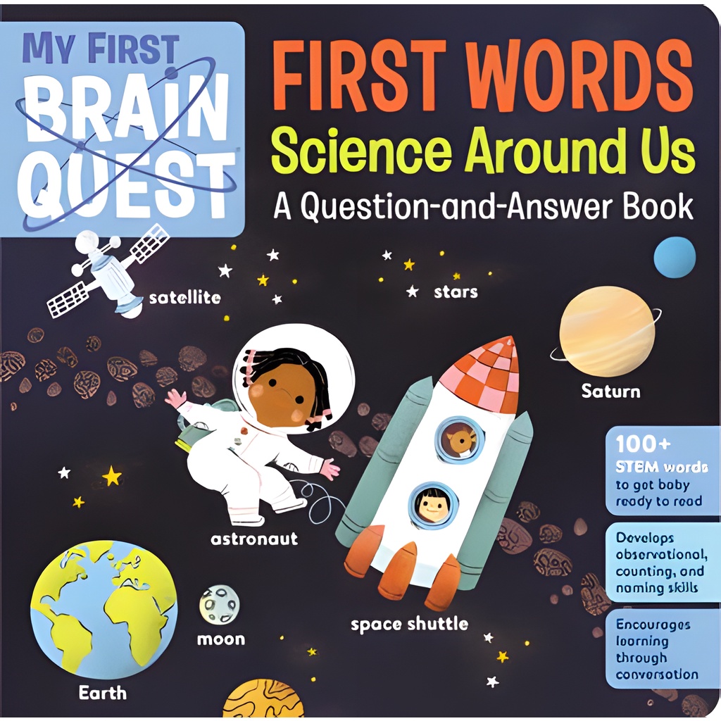 My First Brain Quest First Words: Science Around Us: A Question-And-Answer Book (Book 6)(硬頁書)/Workman Publishing【三民網路書店】
