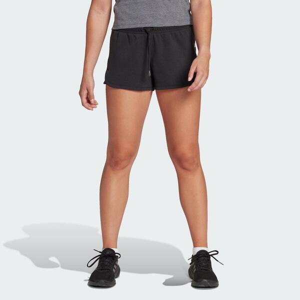 Adidas W TR-ES COT PCR HR7853 女 短褲 亞洲版 運動 訓練 健身 吸濕排汗 舒適 黑