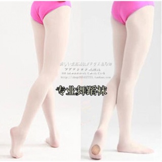 天鵝絨成人舞蹈襪 肉粉色連褲襪專業芭蕾舞襪 考級襪 不透肉