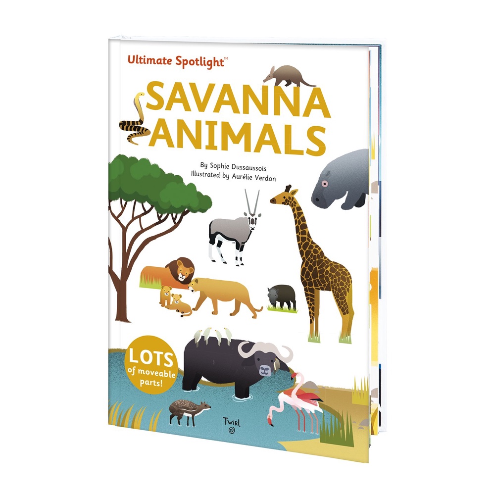 Ultimate Spotlight: Savanna Animals (精裝立體知識百科)/Sophie Dussausois【禮筑外文書店】