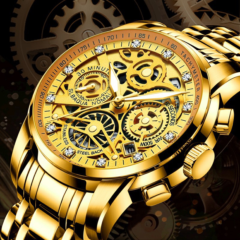 ONTHEEDGE品牌手錶 068 鋼帶 石英 夜光 防水 高級男士手錶