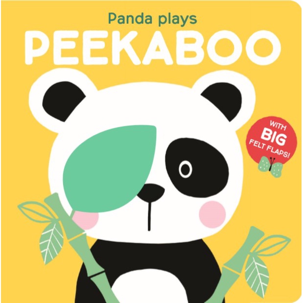 Panda Plays Peekaboo (with Big Felt Flaps)(硬頁翻翻書)(硬頁書)/Yoyo Books【禮筑外文書店】