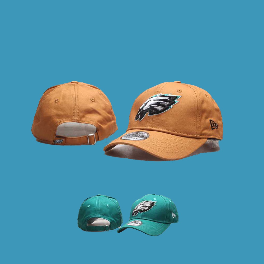 NFL 橄欖球調整帽 費城老鷹 Philadelphia Eagles 彎簷 老帽 男女通用 可調整 嘻哈帽 運動帽