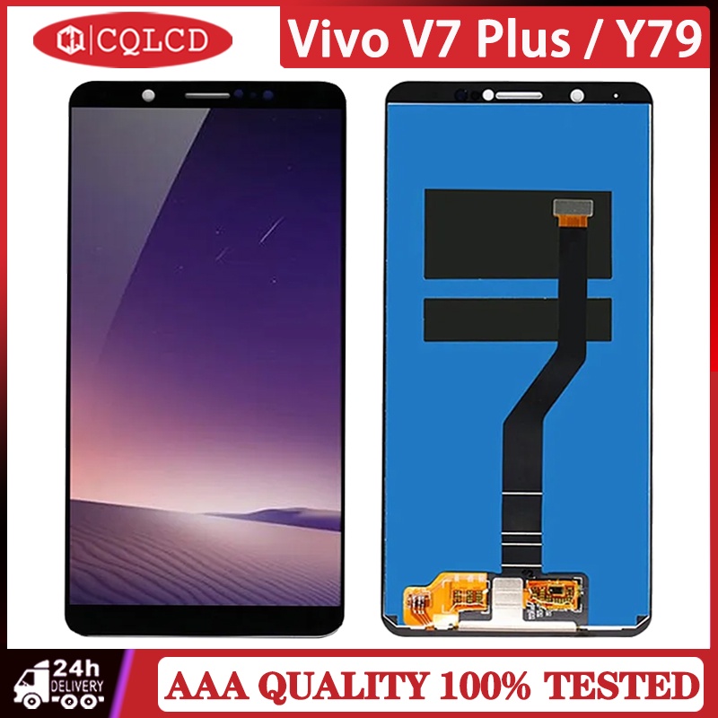 適用於 Vivo V7 Plus LCD Y79 LCD 顯示屏觸摸屏數字化儀組件更換
