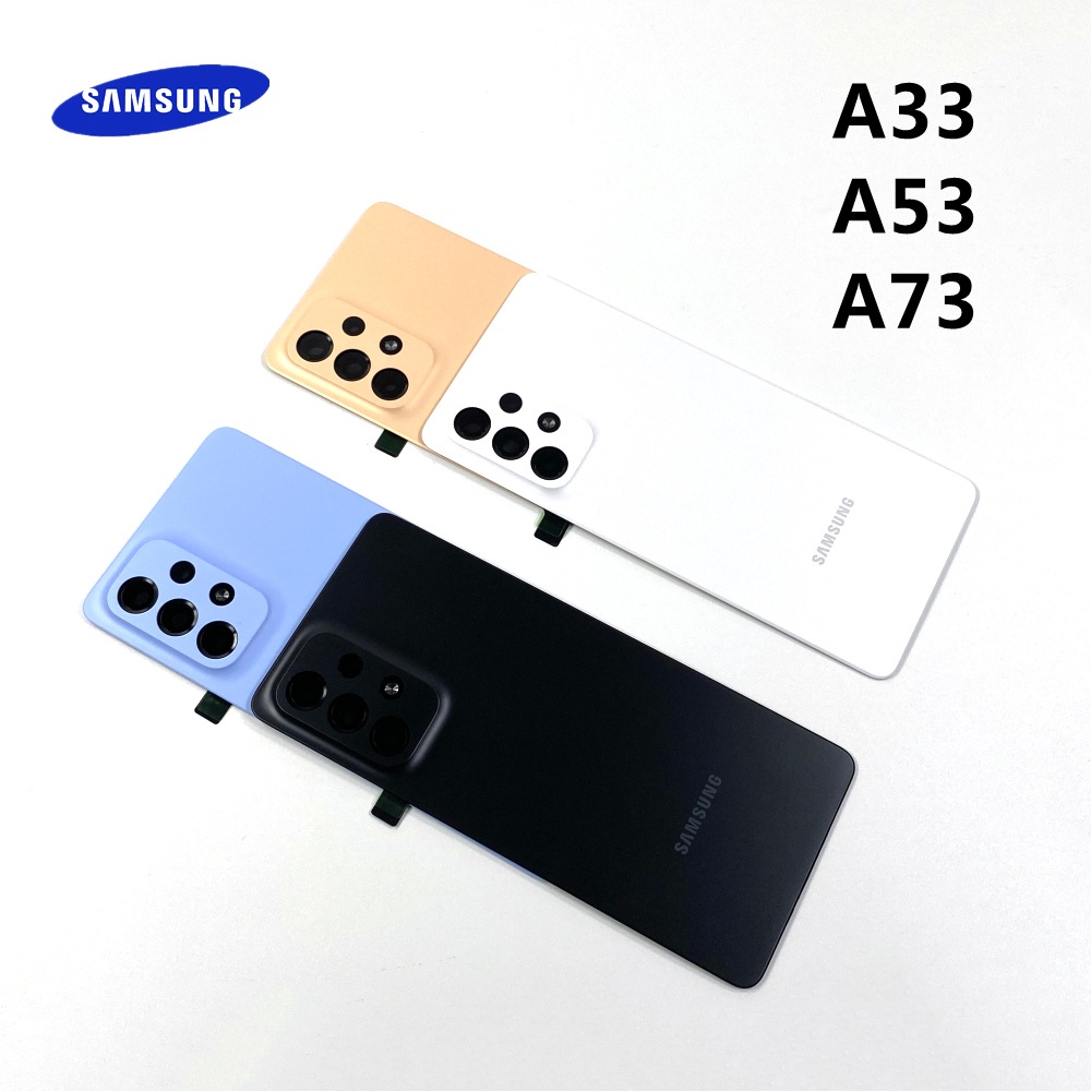 SAMSUNG 適用於三星 Galaxy A33 A336 A53 A536 A73 A736 5G 後蓋電池門蓋零件後