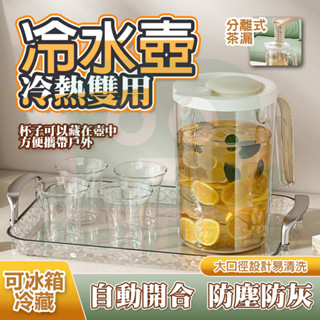 【夏日必備】冷水壺 檸檬水壺 冷泡茶瓶 冷泡茶瓶子 冷泡茶壺 冷萃咖啡壺 冷萃壺 泡茶水壺 手提水壺 冰箱冷水壺
