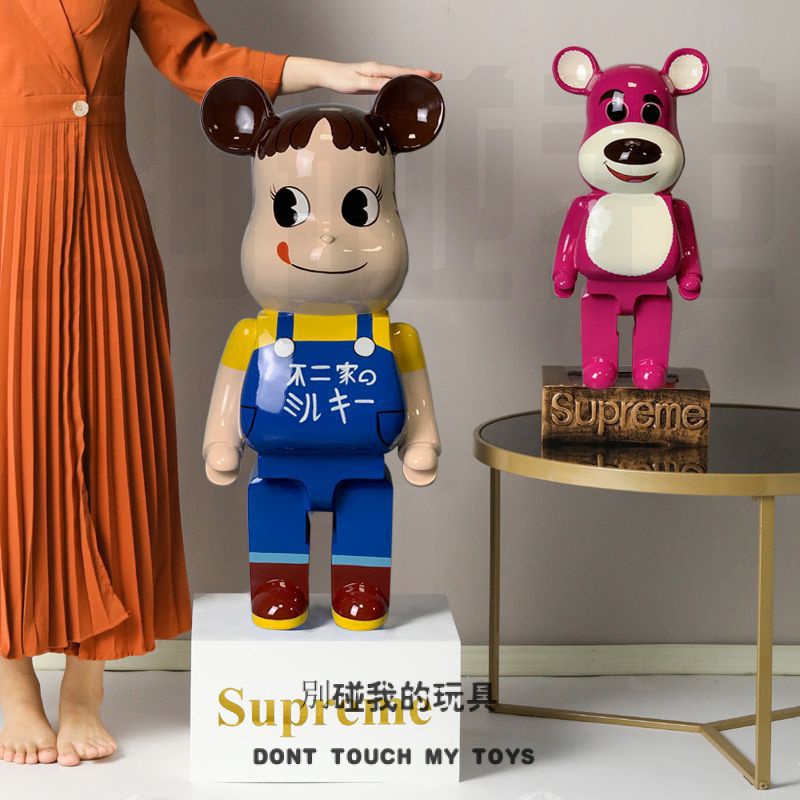 bearbrick 1000%暴力熊 存錢筒卡通創意公仔 落地大擺件 擺件 存錢桶 收藏品橋遷送禮  客廳擺飾 玄關擺飾