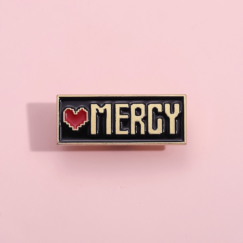 Mercy 徽章 Undertale 遊戲琺瑯別針胸針卡通藝術胸針翻領徽章珠寶配飾禮品