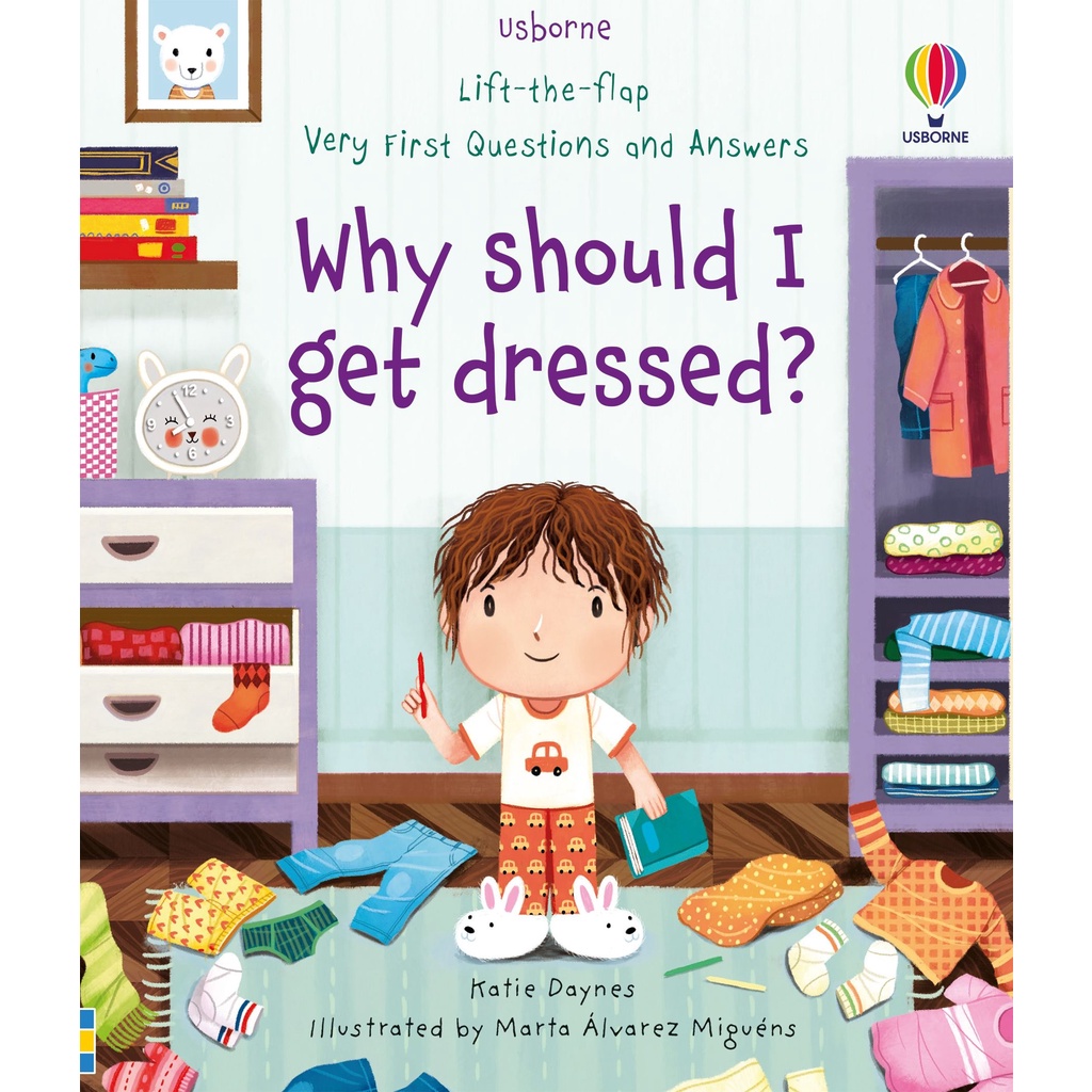 Why Should I Get Dressed? (硬頁翻翻書)(硬頁書)/Katie Daynes【三民網路書店】[9折]