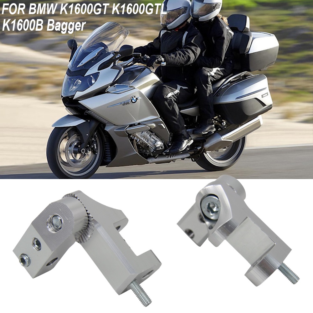 全新摩托車腳釘適用於 BMW K1600GT K1600GTL K1600B Bagger 乘客腳釘降低套件 K 160