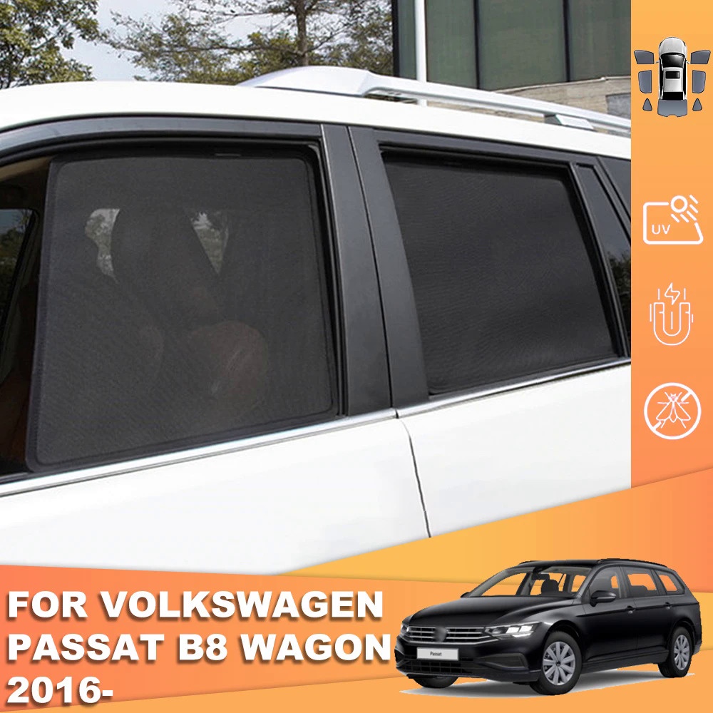適用於 Volkswagen VW PASSAT B8 Variant 2015-2022 磁性汽車遮陽板前擋風玻璃窗簾