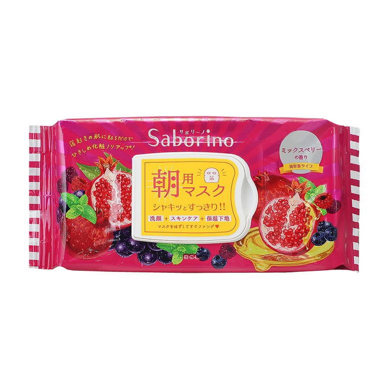 BCL Saborino早安面膜紅石榴保濕(28枚)[大買家]