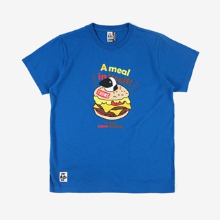 潮牌現貨高品質CHUMS Burger T-Shirt 男女款休閒寬鬆印花短袖T恤 0509