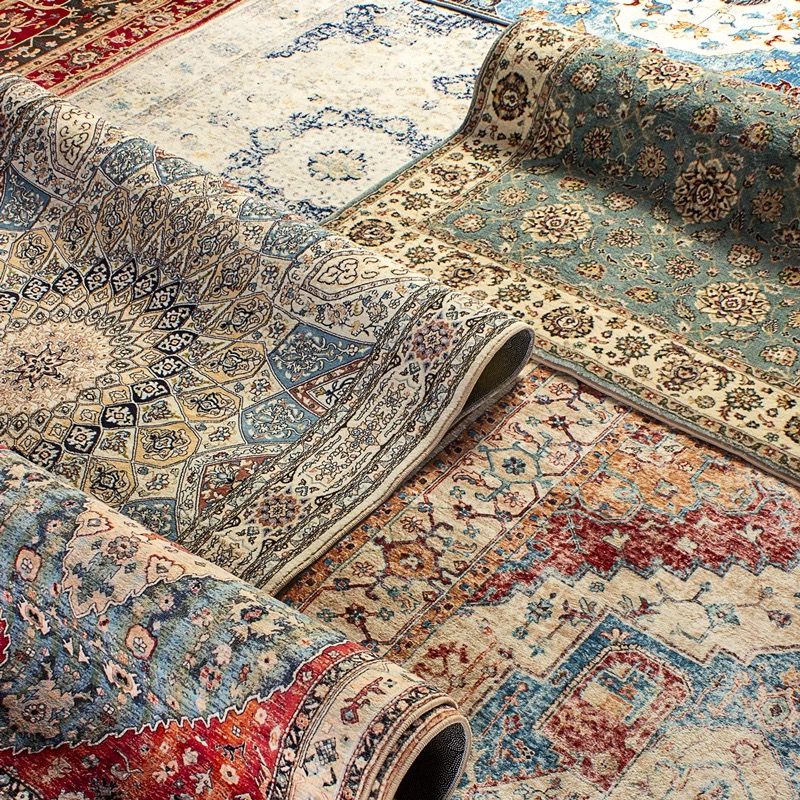 地毯 可訂製 加厚仿羊絨 復古民族風 北歐摩洛哥 客廳地毯 沙發茶几毯 臥室地墊 地毯地墊