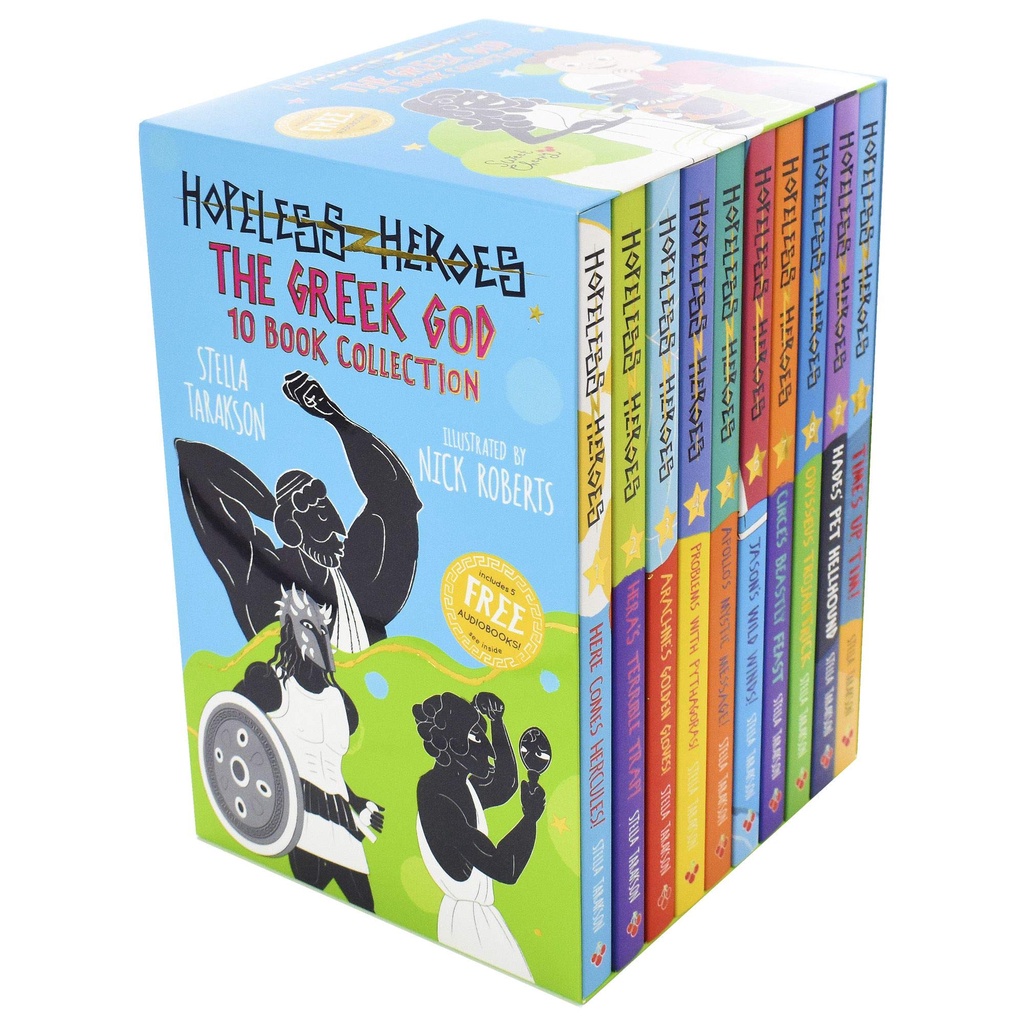 Hopeless Heroes: The Greek God 10 Book Collection (include free audiobook)(有聲書)/Stella Tarakson【禮筑外文書店】