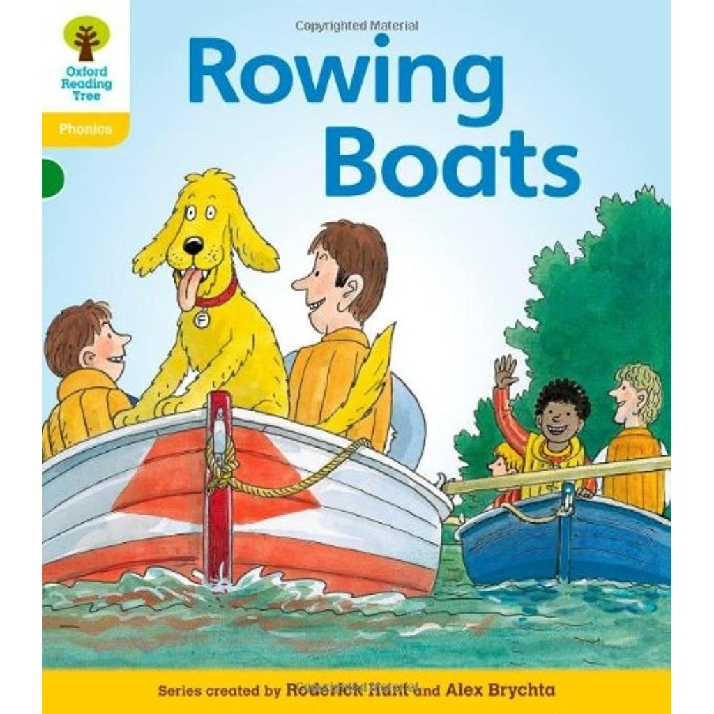 Floppy's Phonics Fiction Level 5 : Rowing Boats/Roderick Hunt【禮筑外文書店】