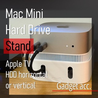 Mac Mini M4 Dock 防塵額外硬盤 Apple TV 底座支架外接集線器過濾器
