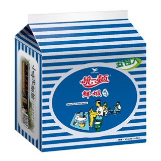 統一麵鮮蝦風味（五合一）袋x6入組