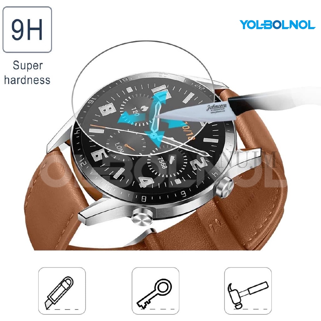 23mm-45mm 9H硬度通用手錶保護貼 鋼化保護貼 圓形保護貼 三星手錶 佳明手錶 華為手錶  Venu 保護貼
