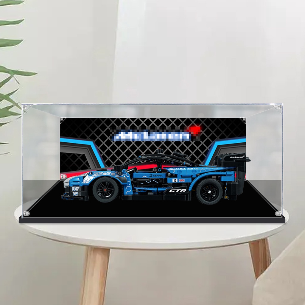透明展示盒適用樂高42123邁凱倫塞納Senna GTR亞克力展示盒手辦收納盒防塵罩