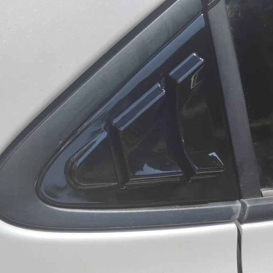 豐田第 12 代卡羅拉 Altis 2020-2022 碳纖維後窗罩增益 4PCS/Set 外部改裝汽車配件
