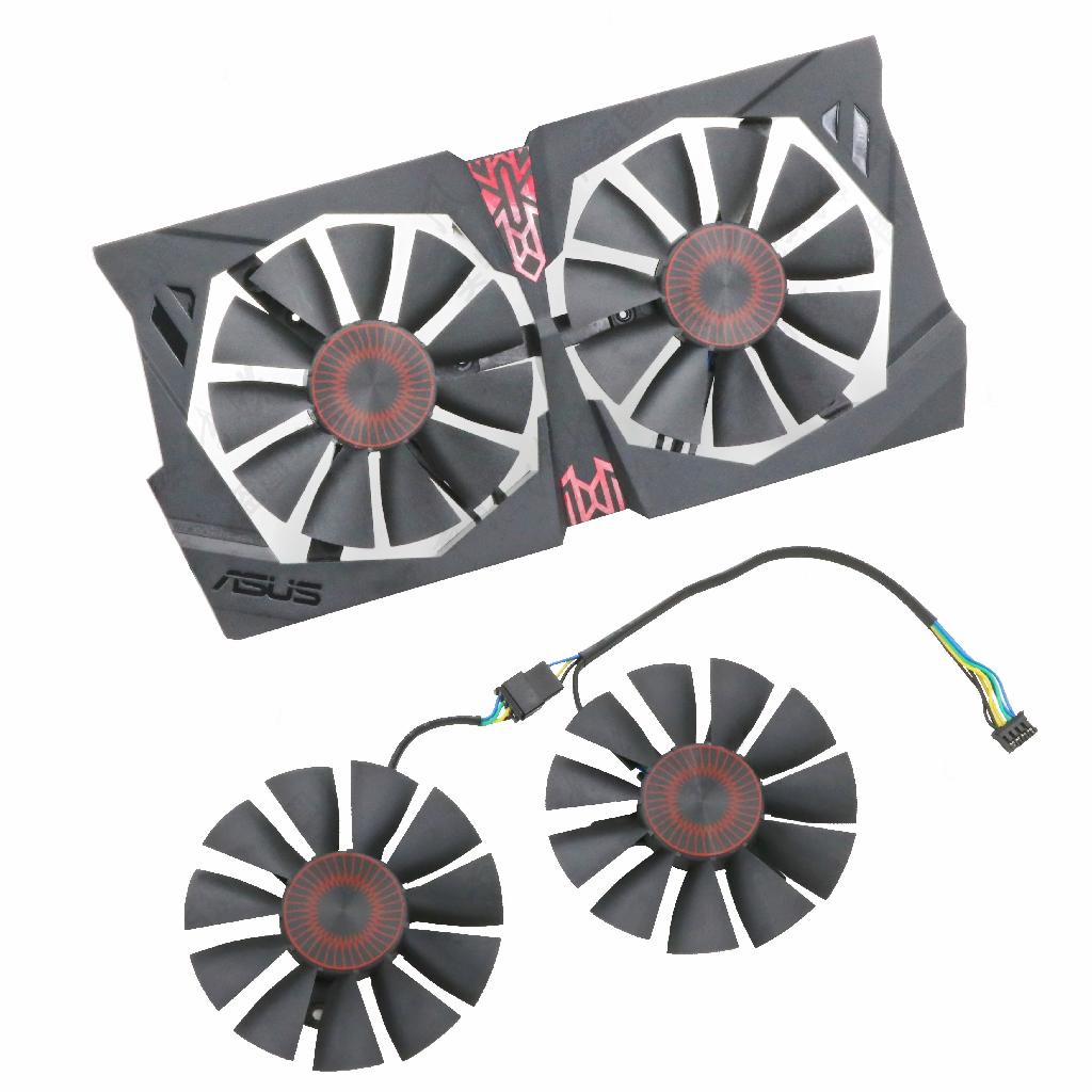 【專注】ASUS/華碩 STRIX GTX750Ti/950/960 R9 370 猛禽顯卡散熱器風扇