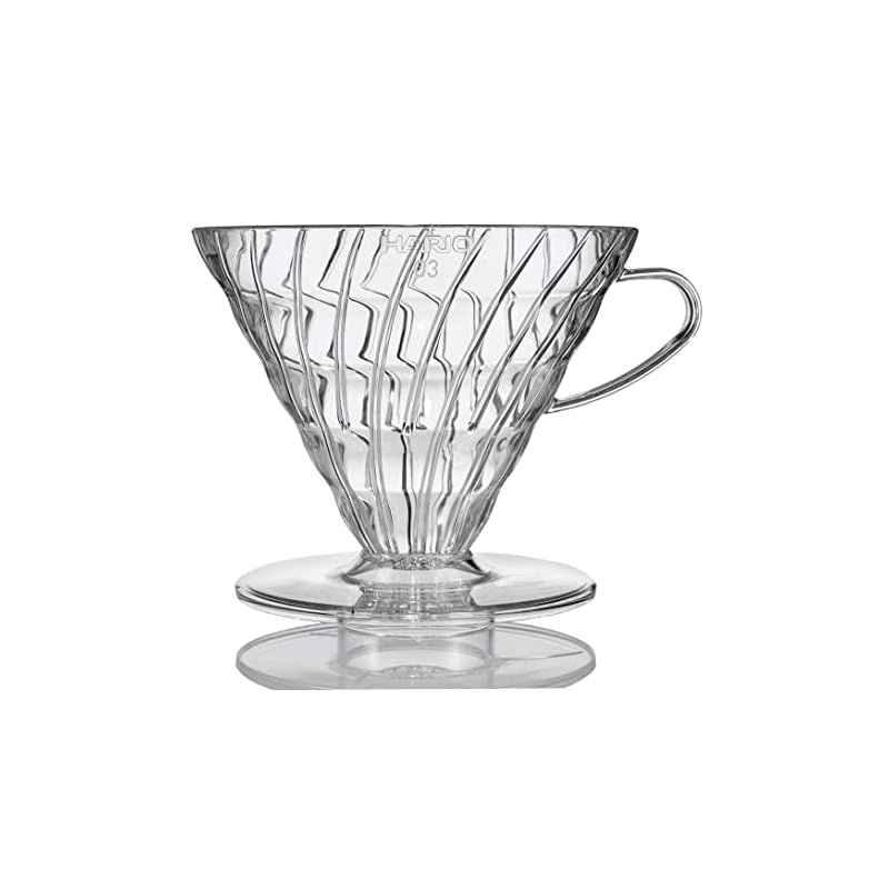 HARIO V60 Transparent Dripper 03 Clear 1~6 Cups Coffee Hand
