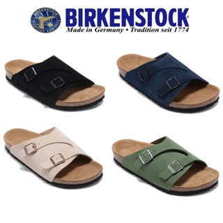 Birkenstock BIRKENSTOCK 827 男/女經典軟木麂皮拖鞋沙灘鞋系列 34-46
