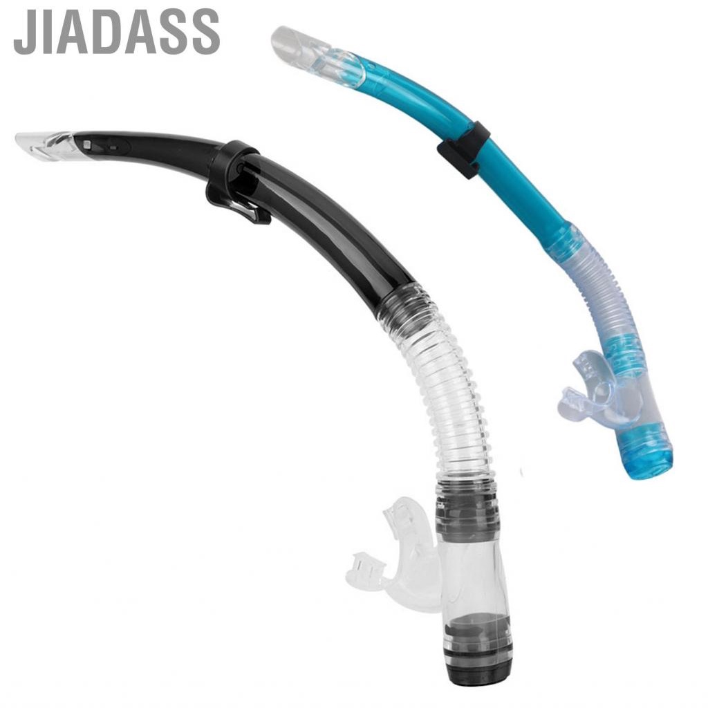 Jiadass 矽膠呼吸管乾式呼吸管水下水上運動游泳潛水浮潛專業成人泳池空氣