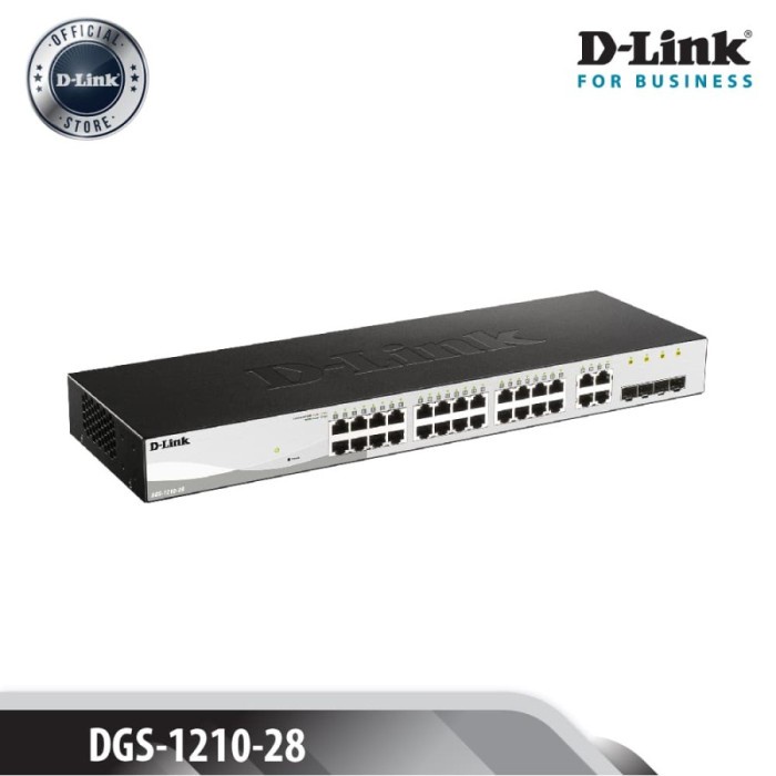 D-link DGS-1210-28 28口2層智能網管千兆交換機