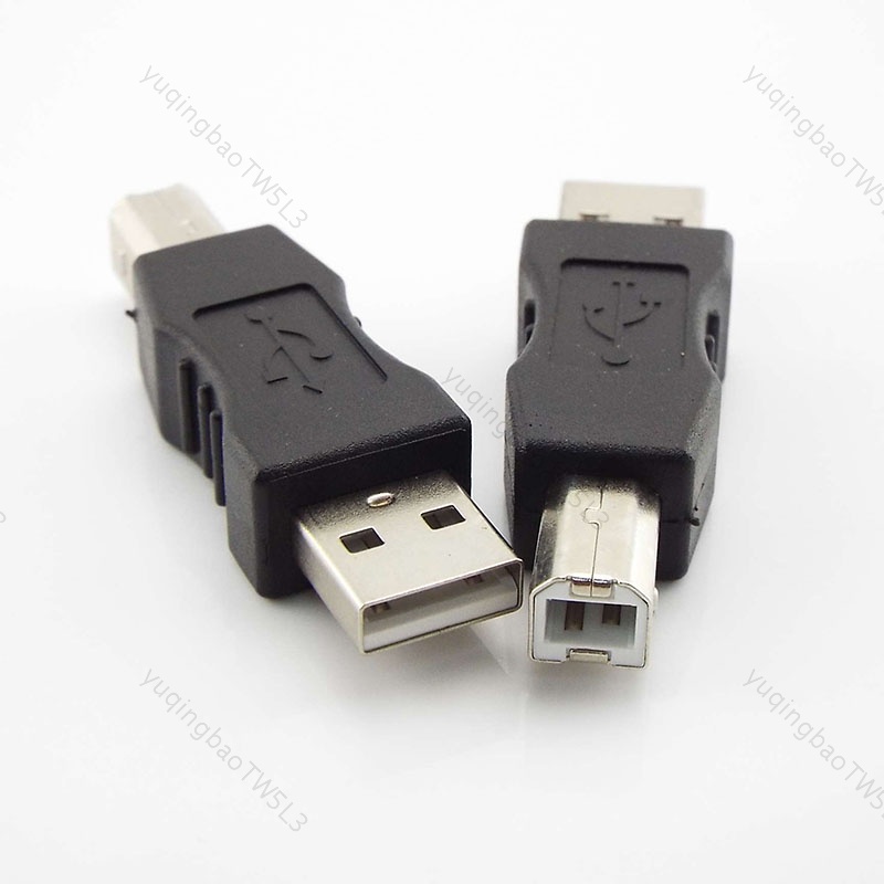 Usb 打印機打印 USB 2.0 A 型母頭轉 B 型公頭轉換器連接器零售端口適配器 TW5L3