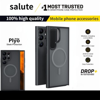 小紅書ins爆款 適用三星Galaxy S24 s23 ultra手機殼S23保護 殼磁吸充電s23+透明保護