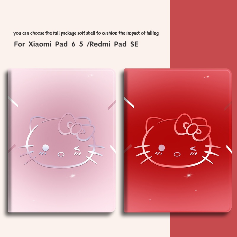 XIAOMI MI 適用於小米 Mi Pad 6 5 Pro 11.0 Mipad6 智能手機殼適用於 Redmi Pa