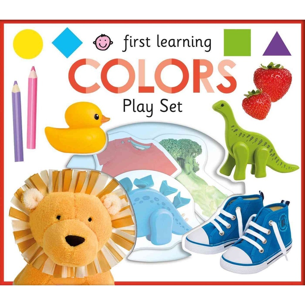 First Learning Colors Play Set (盒裝)(硬頁書)/Roger Priddy First Learning Play Sets 【禮筑外文書店】