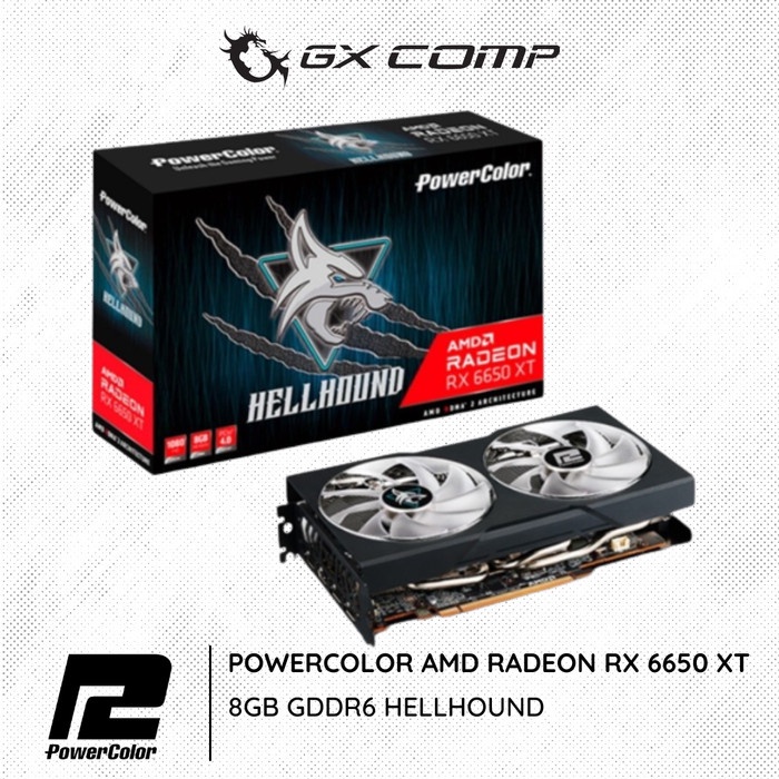 Powercolor HELLHOUND AMD Radeon RX 6650 XT 8GB GDDR6