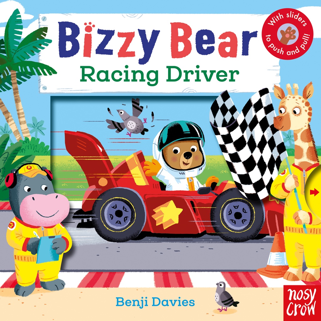 Bizzy Bear: Racing Driver (硬頁書)(英國版)*附音檔QRCode*/Benji Davies【禮筑外文書店】