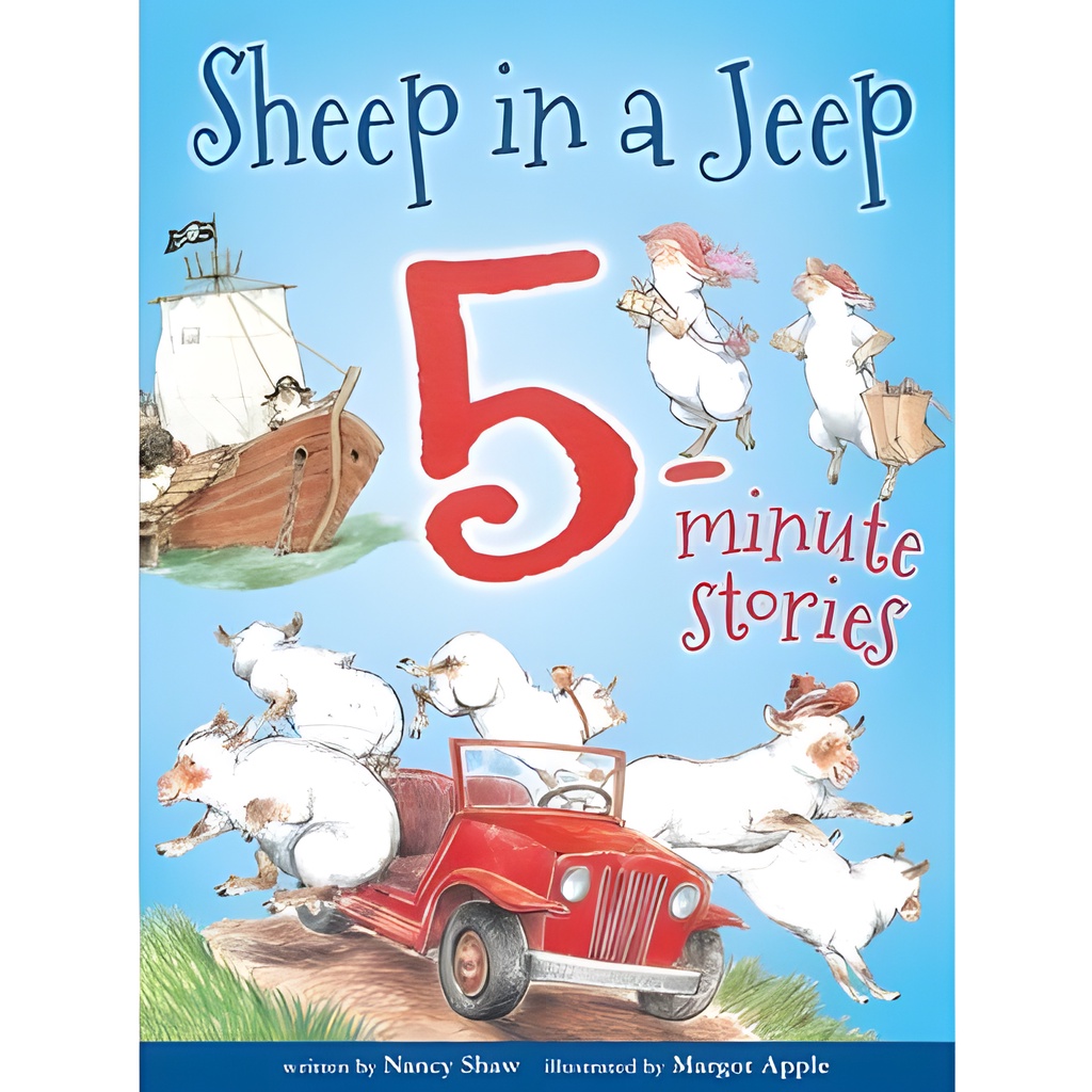 Sheep in a Jeep 5-minute Stories(精裝)/Nancy E. Shaw【禮筑外文書店】