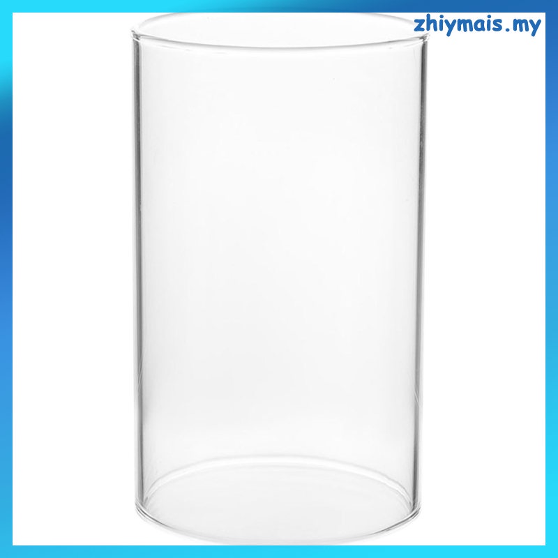 煙囪管套蠟燭燈罩蠟燭玻璃杯架用品圓形透明zhiymais