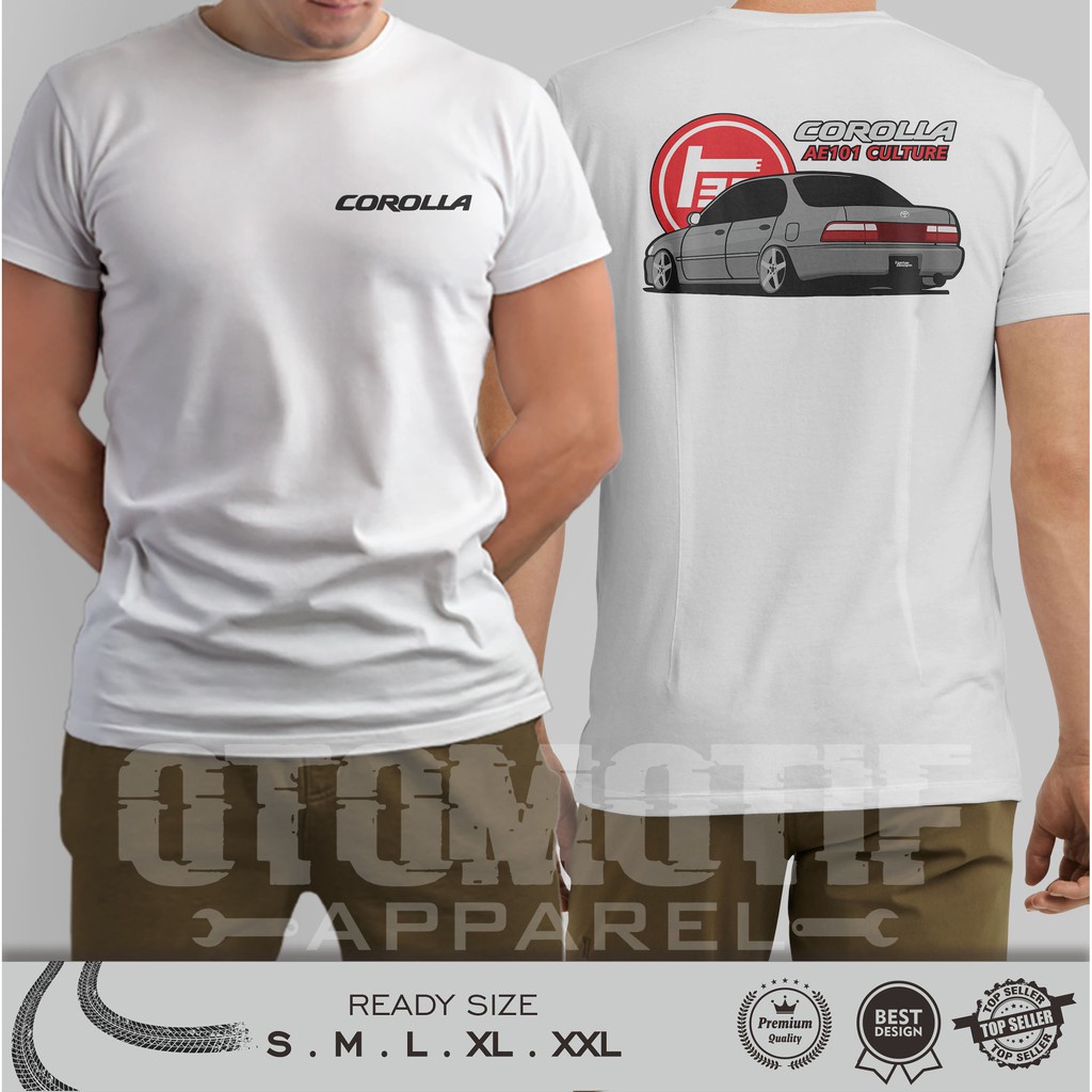 豐田 Toyota Corolla Ae101 Culture Tshirt / Baju Microfiber Jer